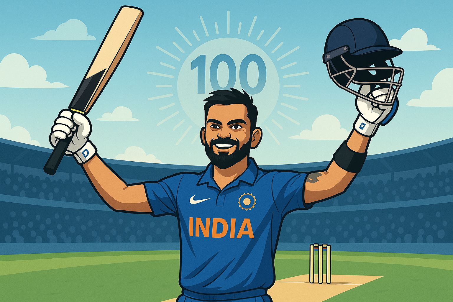 Complete Guide to kohli international centuries and Records