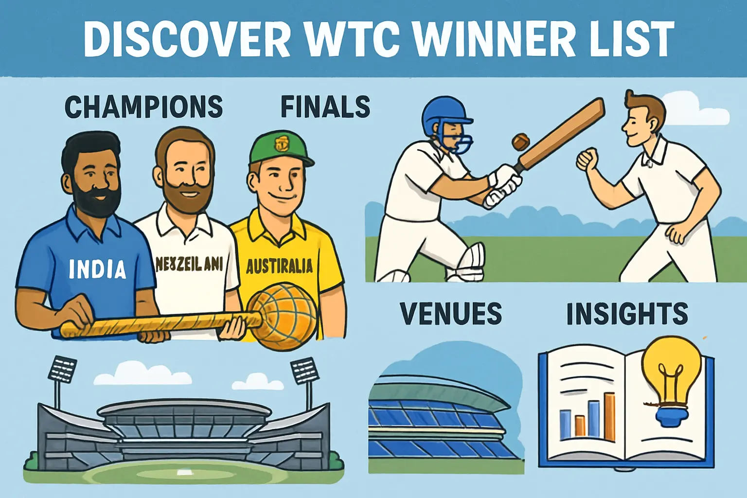 Discover wtc winner list: Champions, Finals, Venues & Insights