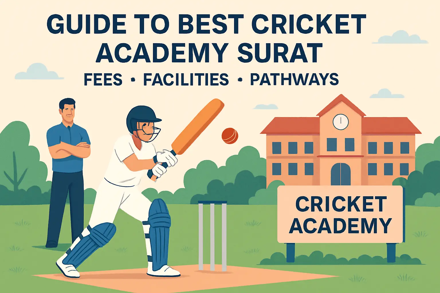 Guide to best cricket academy surat: Fees, Facilities & Pathways